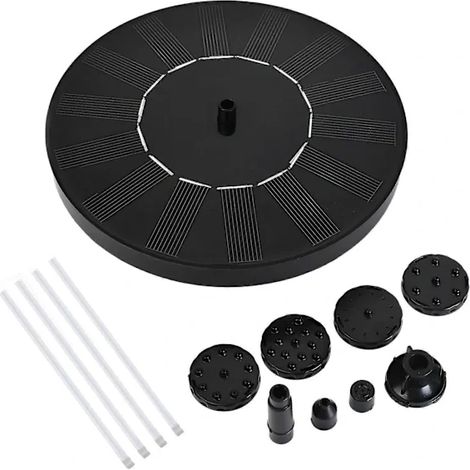 Fontaine solaire pour piscine, terrasse, jardin, décoration extérieure, pompe solaire, fontaine décorative