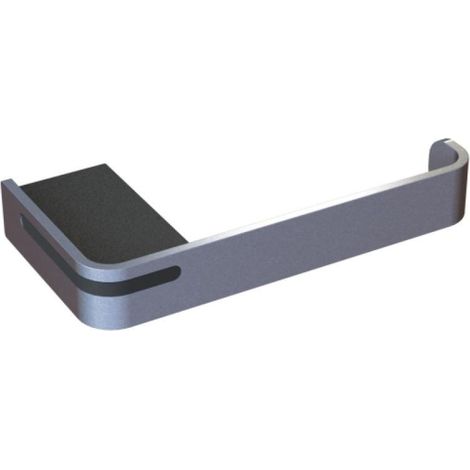 Distributeur de papier WC à fixer Alur noir mat en aluminium plié thermolaqué - PELLET ASC (1/2)