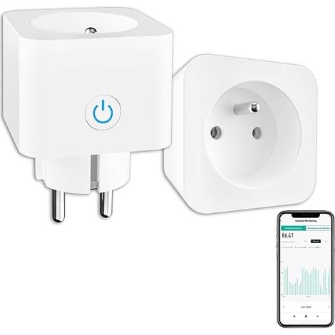 ANTELA Prise Connectée Alexa Française 16A 3680W (1/5)
