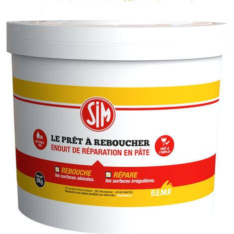 Sim Le Pret A Reboucher Pate 5kg - Sim