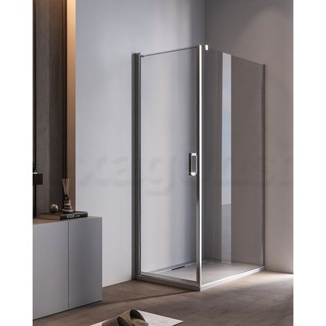 Exagonshop Box doccia 70x100 Nizza un battente reversibile 6 mm H