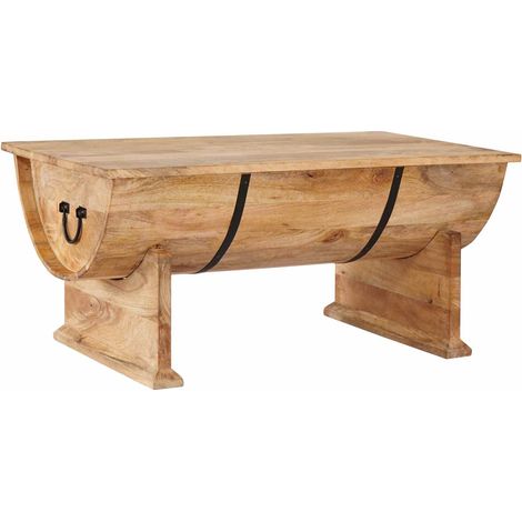 Maison Exclusive - Tavolino da Salotto in Legno Massello di Mango 88x50x40 cm (1/5)