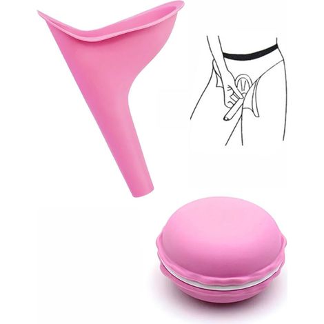 Female Standing Urinal Urinal Funnel Reusable Portable Foldable Easy to Carry for Festivals Camping Toilets Camping Hiking (1/5)