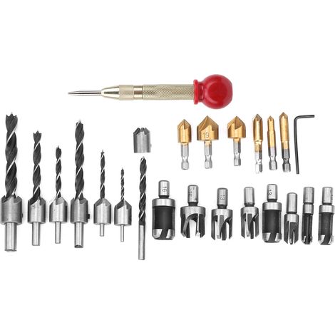 Foret à chanfreiner pour bois, mèche à angle pour ébénisterie professionnelle (1/5)