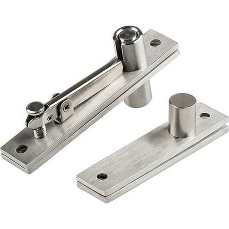 Charnière de porte pivotante en acier inoxydable Charnière pivotante robuste pour portes en bois Arbre à 360 degrés Charnière pivotante de porte Murphy en acier inoxydable (1/5)