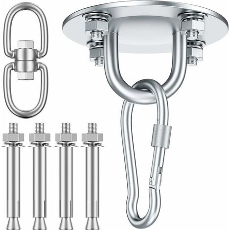 Swivel hook for hammock bed Stainless steel fixing plate