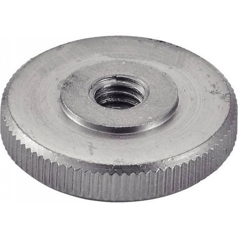 10 Ecrous Moletés Type Bas M10 mm - DIN 467 - UNI 6603 - Inox A1 - D-Work