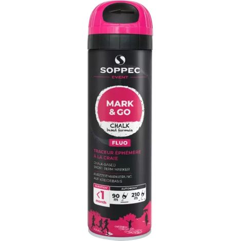 Traceur MARK & GO Éphémère cerise fluo 500 ml SOPPEC SOPPEC - 182025