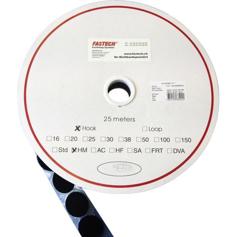 FASTECH® B35‑CO‑H‑999910 Pastille ronde auto-agrippante hotmelt à coller partie crochets (Ø) 35 mm n