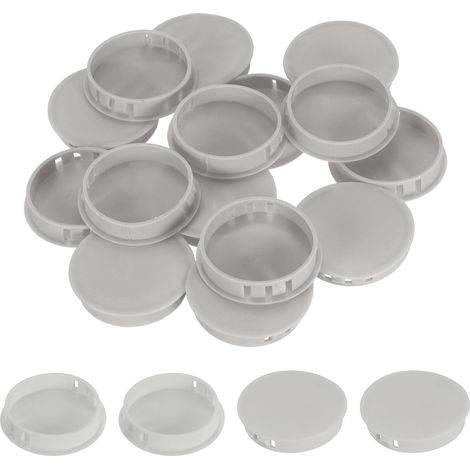 30pcs Bouchons Gris Pour Trous Ronds 2" Bouchons En Plastique (1/5)