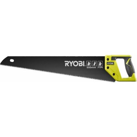 Ryobi RHCHS-550 Sega Manuale Denti Temperati Rivestimento AntiRuggine 7TPI 550cm (1/5)