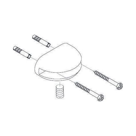 Soporte Axor para estante de vidrio, cromado