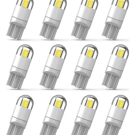 Ampoule LED automobile T10 3030, feu de position à 12 LED, lumière de bord de porte, lampe de lecture SMD deng ALOVEZ (1/4)