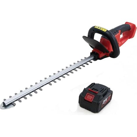 21V sans Fil Taille-haie électrique ménage Tondeuse scie à élaguer Charge Rapide Rechargeable Taille-haie for Jardin (Color : 18V with 2 Battery, Size : 1 UK) (1/4)