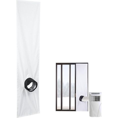 Kit joint fenêtre climatisation mobile 200 cm – Tissu isolant imperméable pour climatiseur portable – Installation facile sans perçage pour fenêtre, maison et bureau (1/5)