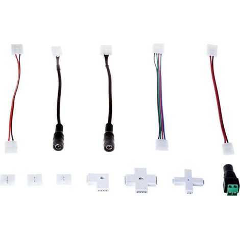 Connettore Striscie LED 5050 RGB 4 PIN a Croce (1/3)