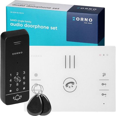 Interphone Orno OR-DOM-BA-933/W sans fil IP65 blanc (1/3)