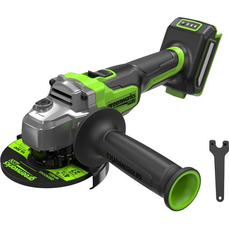 24V sans fil meuleuse angulaire disque de 125 mm, 9000RPM, moteur sans balais de 900W, pour gaucher ou droitier, SANS batterie ni chargeur (1/5)