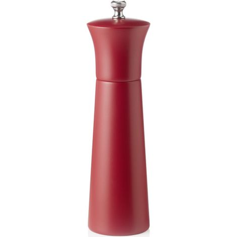 Moulin à poivre H 20 cm rouge mat bois NOVEL MILL - Was Germany (1/2)