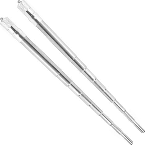 Lot de 2 allume-feu miniatures en acier inoxydable pour le camping et les pique-niques. (1/5)