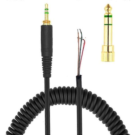 Ersatz-Stereo-Audiokabel (Spiralkabel) für DT 770/770PRO/990/990PRO Kopfhörer (1/4)