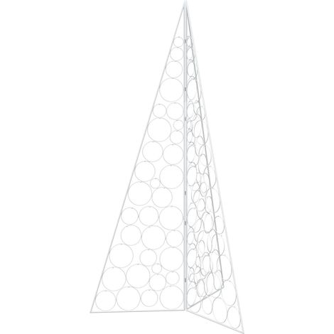 Metall Weihnachtsbaum KUOPIO 180 cm Stahl Weiß vidaXL (1/5)