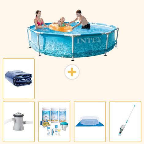 Intex Piscine Tubulaire Ronde - 305x76 cm - 6-pièces S20383 (1/5)