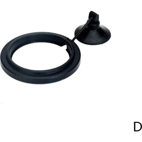 Anneau Alimentation Aquarium - Flottant ABS avec Ventouse - Pour Nourriture Flottante - Carré ou Rond - 1 Pièce (1/5)