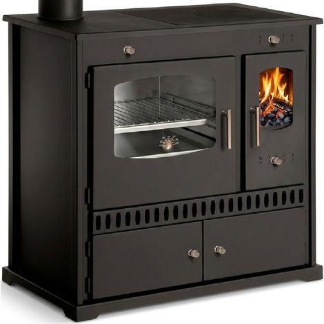 Prometey LTD Holzherd P ECO INOX Mit Edelstahlbackfach Linke Version (1/5)