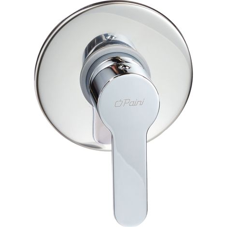 Paini - GIADA 690 Rubinetto Miscelatore Monocomando per Doccia da Incasso, Bagno, Cromato, Design moderno, interamente prodotto e lavorato in Italia (1/3)