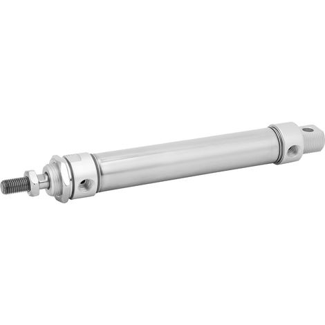 Mini vérin pneumatique en acier inoxydable, rond, à double action, composants pneumatiques MA25MA25 x 50 (1/5)