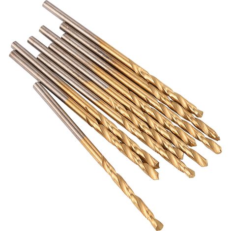 10 Stück 2 mm Mikro-HSS-Spiralbohrer mit geradem Schaft für elektrische Bohrmaschinen (1/5)