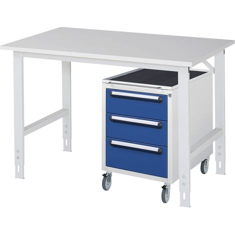 FRANKEL kaiserkraft, Poste de travail avec armoire à tiroirs, (1/3)