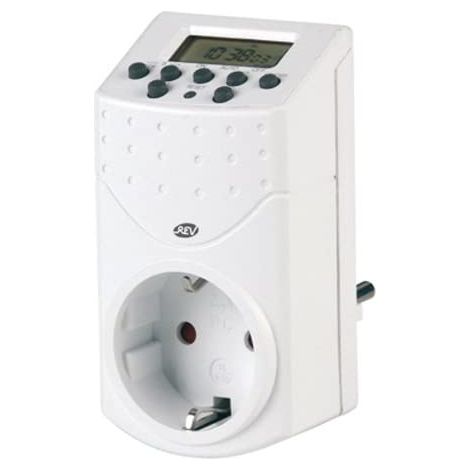 Timer digitale con 20 programmi e potenza di 2000 W.