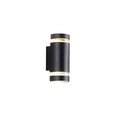 Moderne D-förmige Außenwandleuchte mit Aluminiumrahmen – 17 cm x 12 cm x 6 cm, Leuchtmittel nicht enthalten – Crezuo