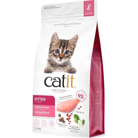 Pienso para gatito junior Catit Recipes - Receta de Aves para KITTEN