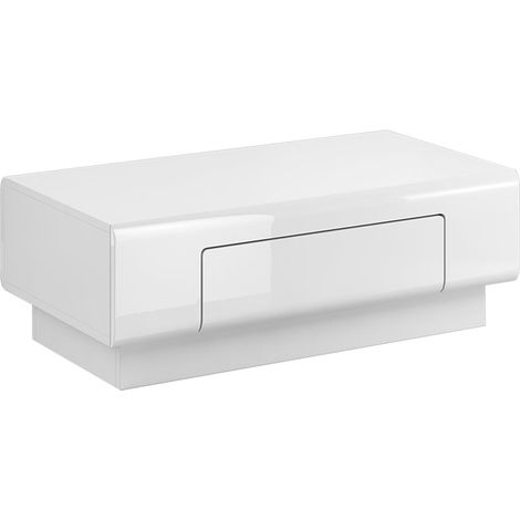 Mesa de centro 1 cajón Jules Blanco (1/5)