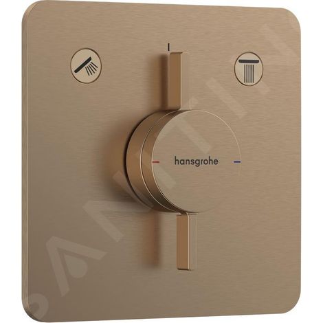 Hansgrohe – Mélangeur encastré DuoTurn Q – 2 consommateurs – Débit 29,5 l/min – Système de mélange céramique – Installation facile (1/2)