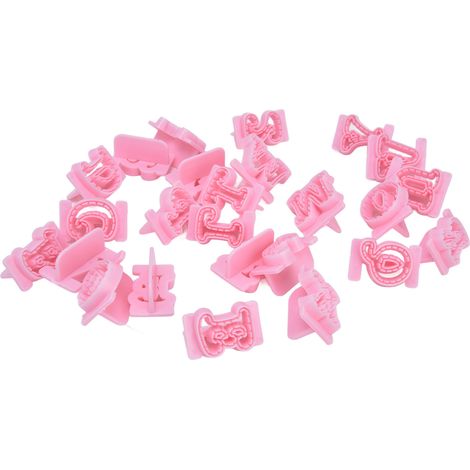 Set mit 26 Ausstechformen in Großbuchstaben A-Z für Kekse, Fondant, Kuchen und Gebäckdekoration (B61) (1/5)