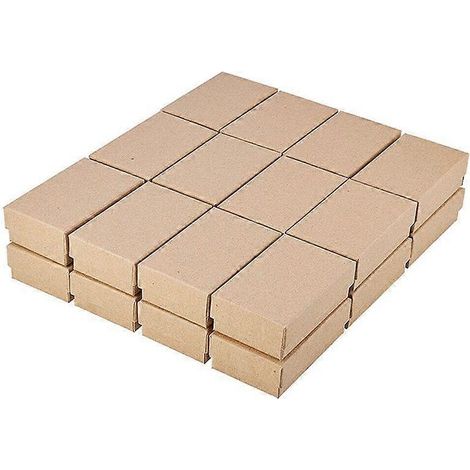 24 boîtes cadeaux en papier kraft, petites boîtes à bijoux en papier kraft, emballage cadeau en carton fait main, décorations de mariage (1/4)
