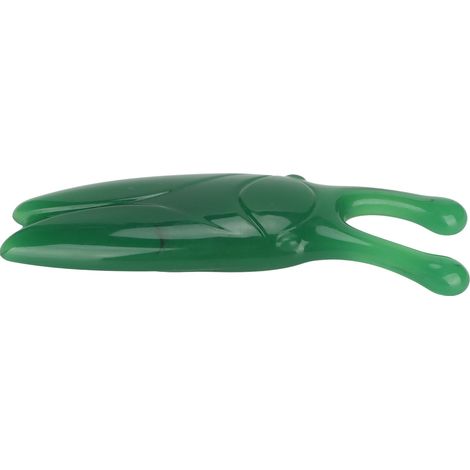 Racleur de Gua Sha en Jade Vert pour le Soin du Visage et la Réduction des Puffiness Nasales (1/5)