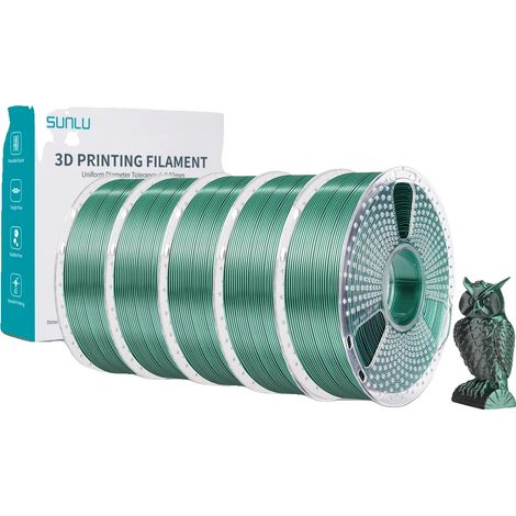 Filamento PLA PLUS effetto seta, 5 kg, atossico, diametro 1,75 mm (1/2)