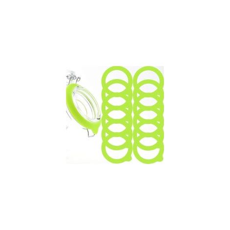 Remplacement de Joints de Bocal en Silicone, Joints d'étanchéité en Silicone étanche à l'air (Vert) (1/4)