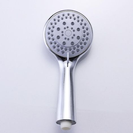 Pommeau de douche à 5 jets d'eau. Douchette haute pression en ABS durable et pratique. (1/4)