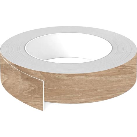 1x Bande de chant ABS sans colle 23 mm x 5 m épaisseur 0,8 mm facile à appliquer bricolage étagère meuble panneau plan de travail bois stratifié, Chêne Bardolino naturel (1/3)