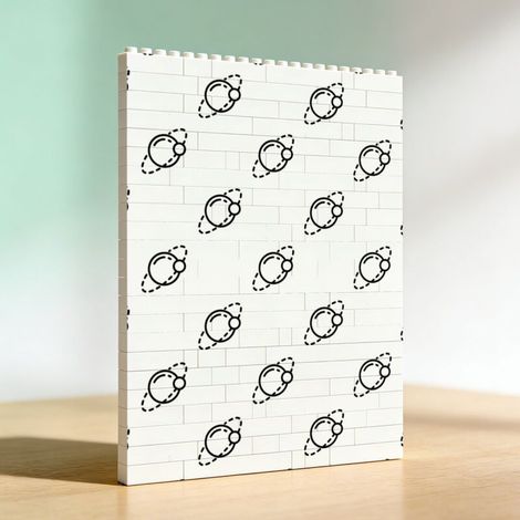 Cadre photo DIY en briques et blocs de construction, cadeau romantique pour elle et lui (1/5)