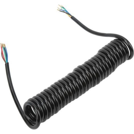 Câble D'Extension Remorque - 12,8 Pieds - 20 AWG - 7 Fils - Polyuréthane Cuivre - Pour Voiture Camping-Car Solaire (1/4)