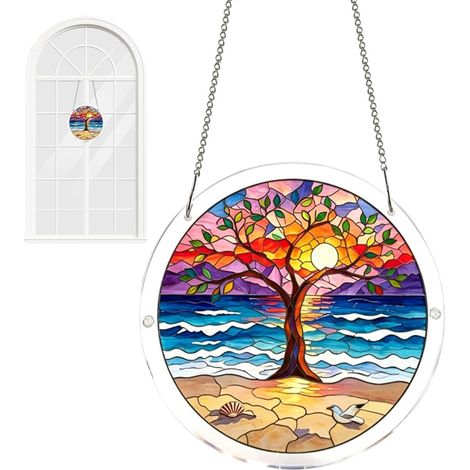 Sonnenfänger 2D Dekoration Acryl Motiv Außendekoration