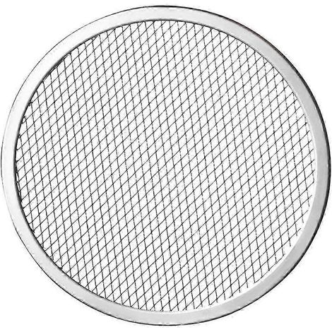 Grille de cuisson à pizza en aluminium sans joint de 25 à 26 pouces (33 cm) - Croustillante à souhait et circulation d'air optimisée (1/4)