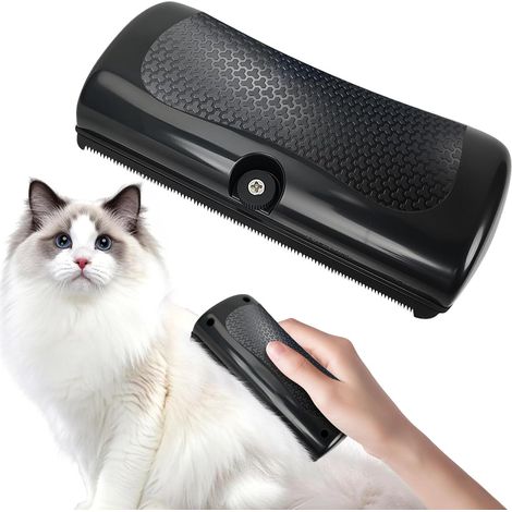 Pet Brush, Pet Care Brush with Comfortable Handle, Brush for Dogs and Cats, Undercoat Brush for Short and Long Hair (1/5)